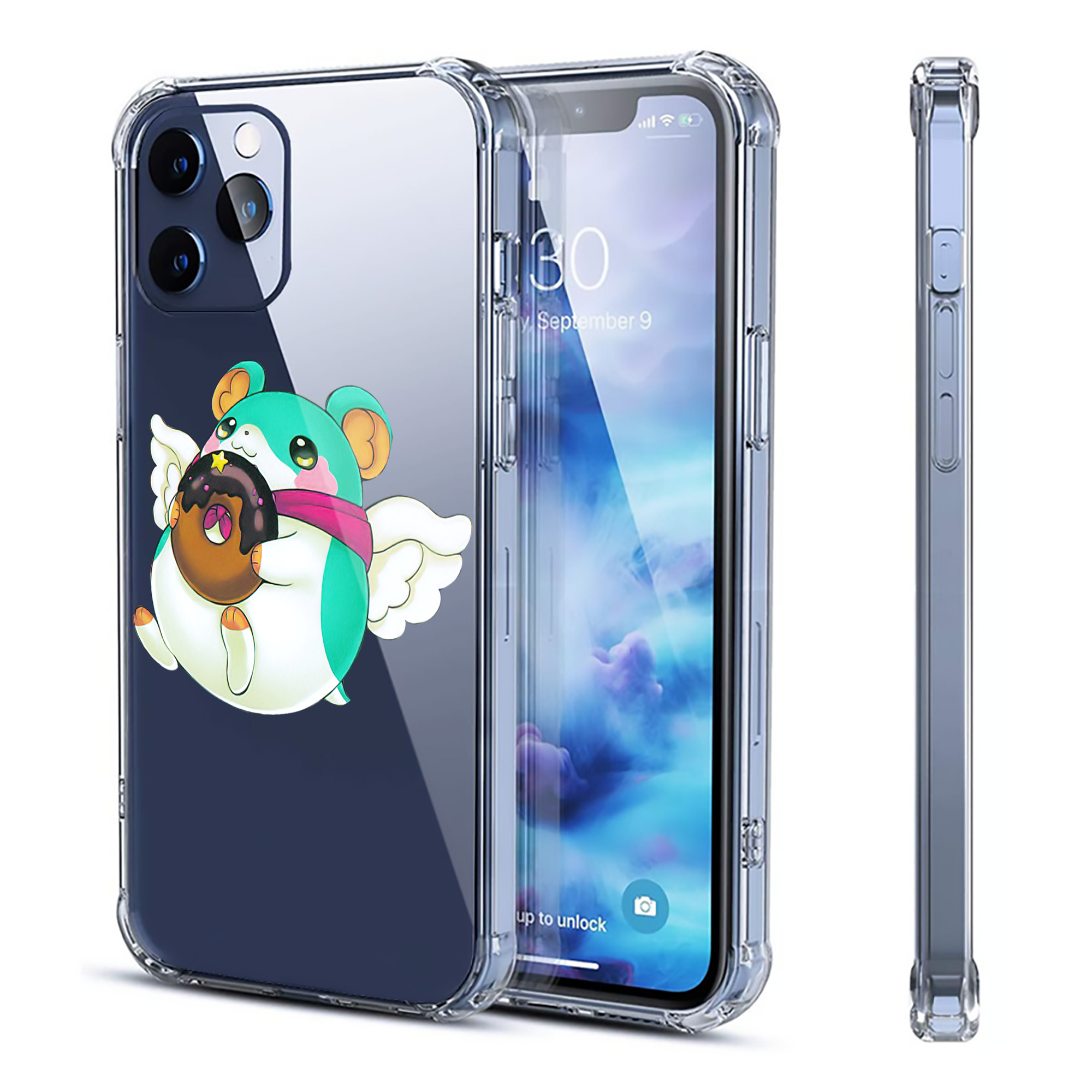 （画像用） 遊☆戯☆王 Yu-Gi-Oh! 【iPhone 12シリーズ対応】透明スマホケース（クリアソフトケース）